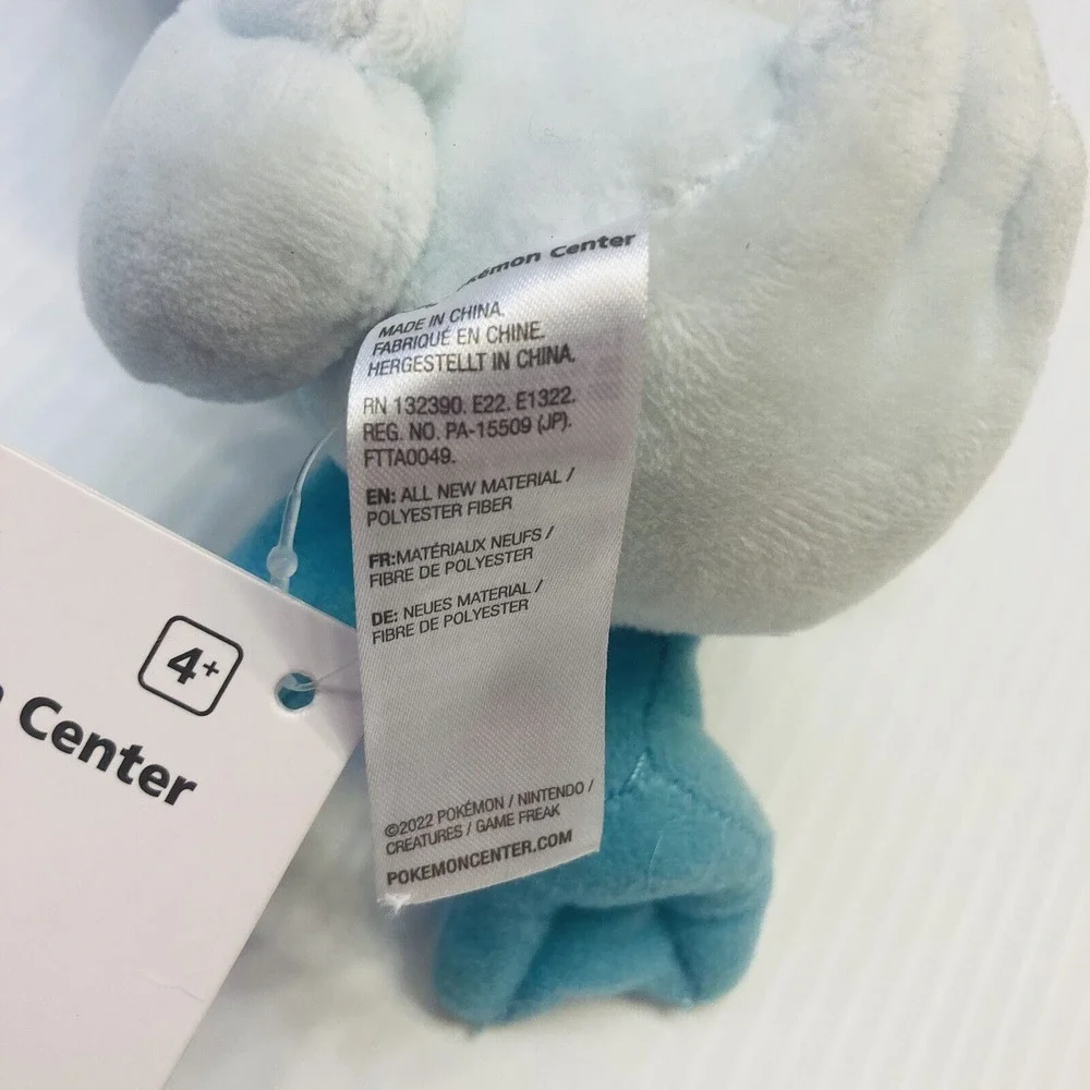 Pokemon Center Quaxly Plush 7in Blue Water Type Starter Poke‎ Plush Toy